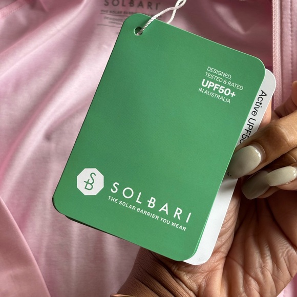 Solbari Summer Essential Jacket UPF 50+ Active Collection Cool Pink Size S - Picture 10 of 12